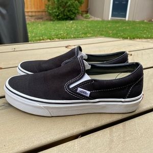 Black Slip On Vans
